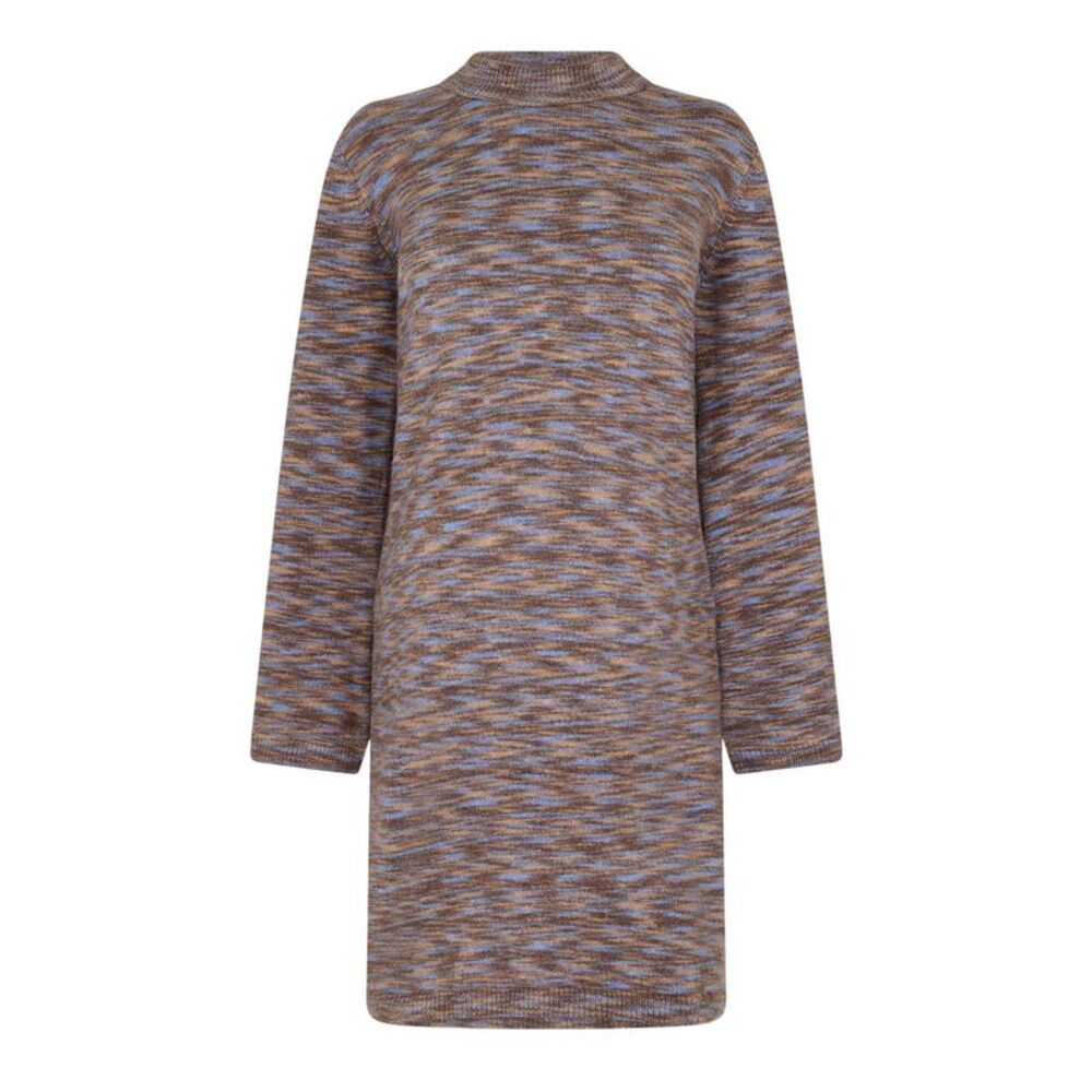 Mamalicious Womens/Ladies Mock Neck Sweater Dress / Pinecone Brown